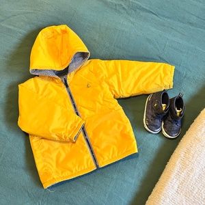 Unisex Petit Bateau Iconic reversible lined raincoat 18 months